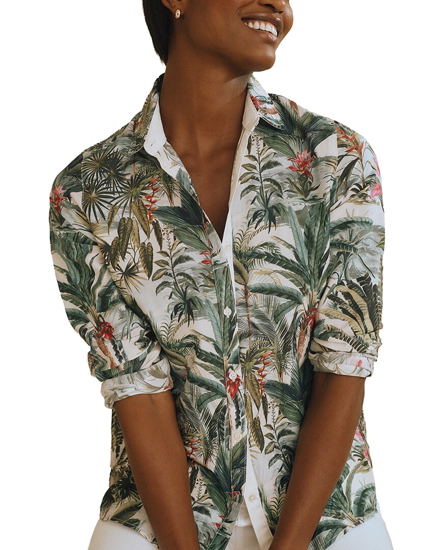J.Mclaughlin Britt Silk-Blend Blouse