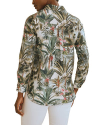 J.Mclaughlin Britt Silk-Blend Blouse