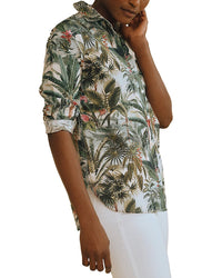 J.Mclaughlin Britt Silk-Blend Blouse