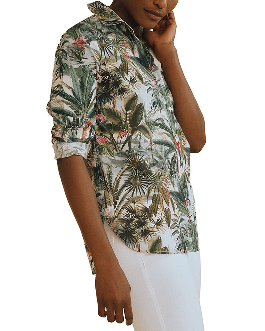 J.Mclaughlin Britt Silk-Blend Blouse