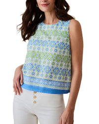 J.Mclaughlin Norie Linen-Blend Blouse