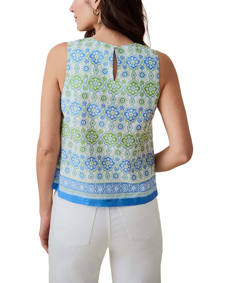 J.Mclaughlin Norie Linen-Blend Blouse
