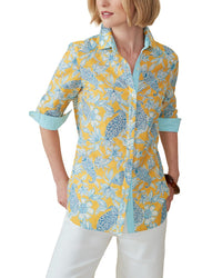 J.Mclaughlin Britt Silk-Blend Blouse