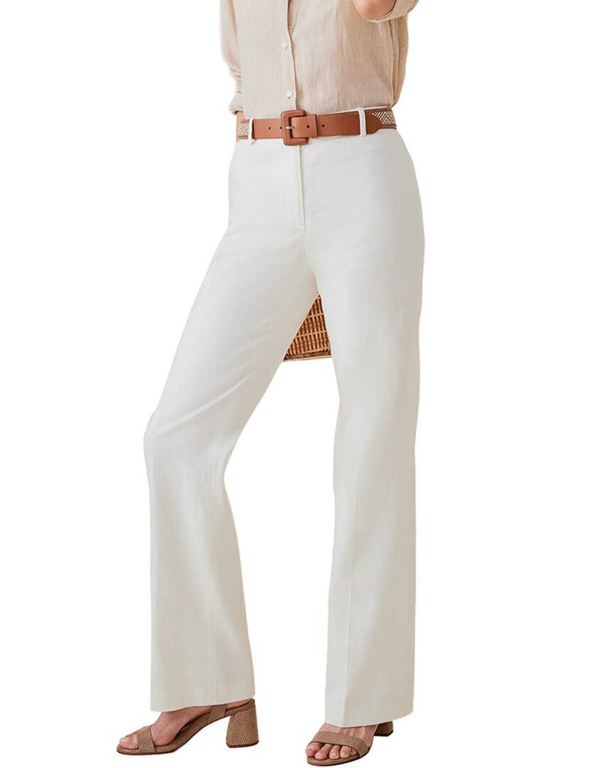 J.Mclaughlin Collin Linen-Blend Pant