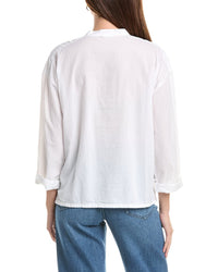 James Perse James Perse Cropped Utility Shirt