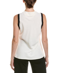 Anne Klein Petite Cowl Neck Framing Stop