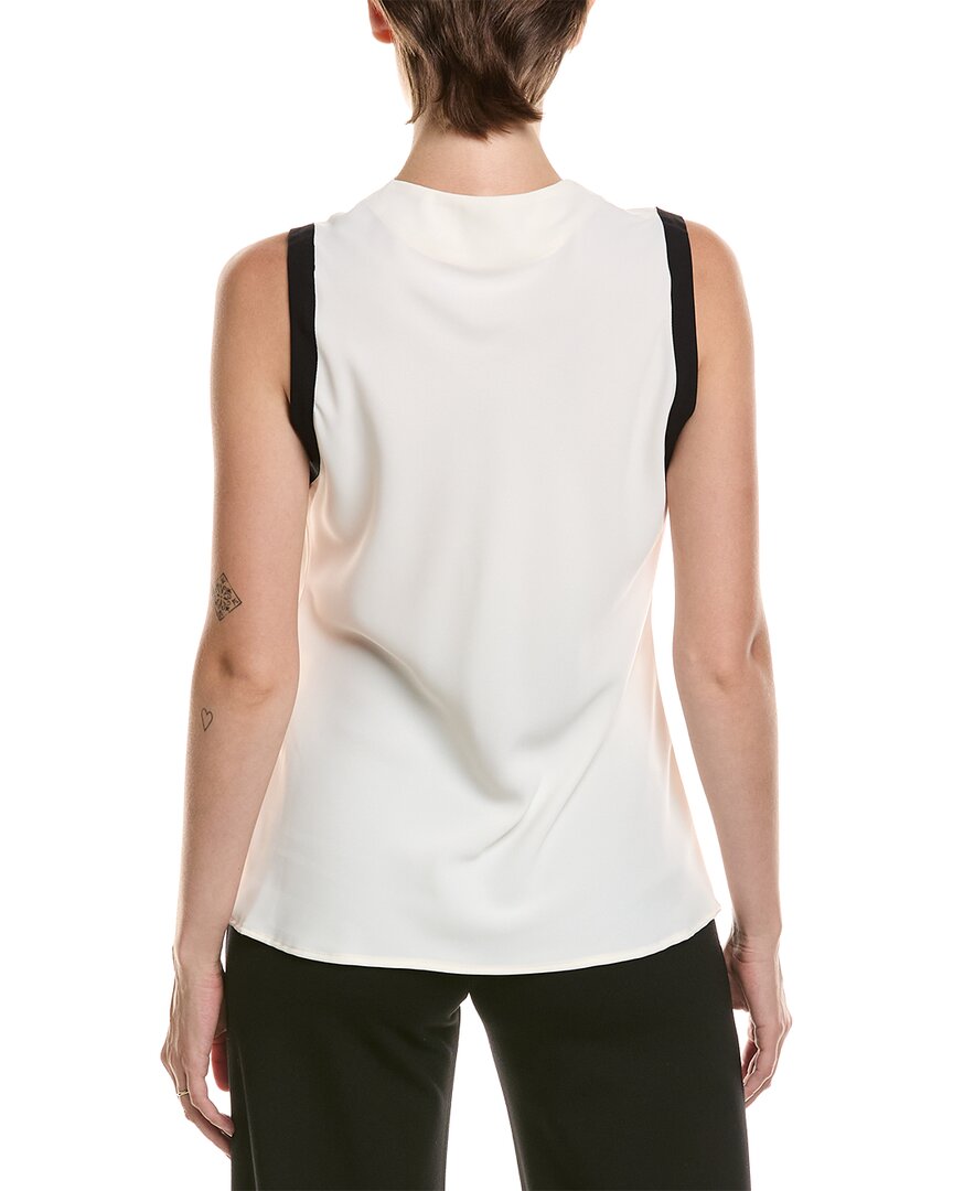 Anne Klein Petite Cowl Neck Framing Stop