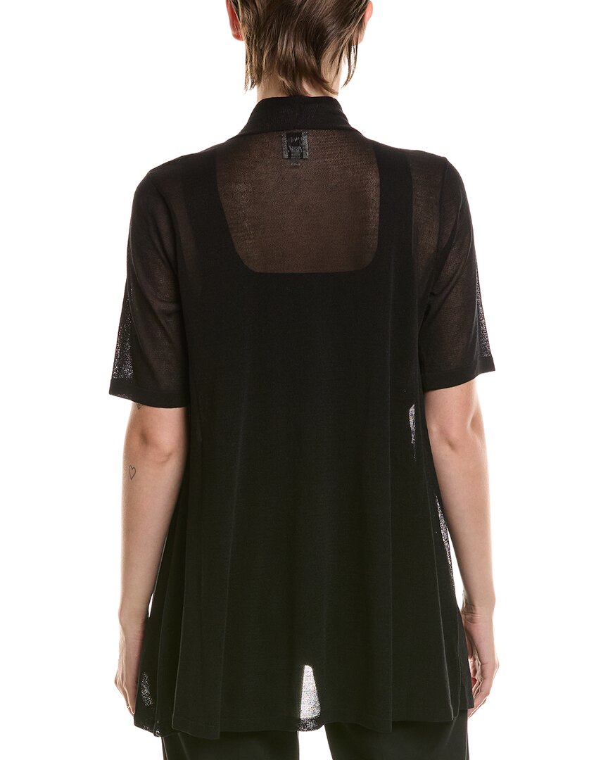 Anne Klein Petite Semi Sheer Short Sleeve Cardigan