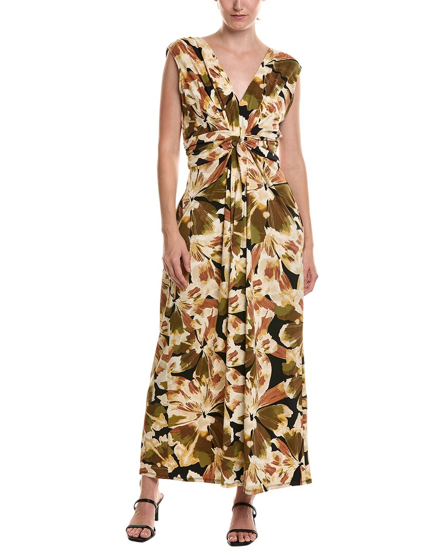 Anne Klein Petite Twist Front Maxi Dress