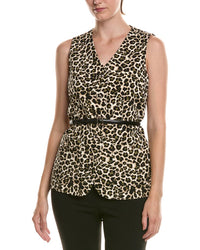 Anne Klein Long Five Button Vest