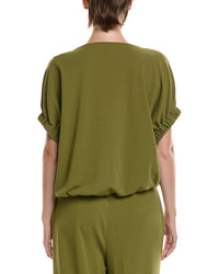 Anne Klein Elastic Sleeve Dolman T-Shirt