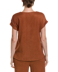 Anne Klein Crinkle Pintuck Top