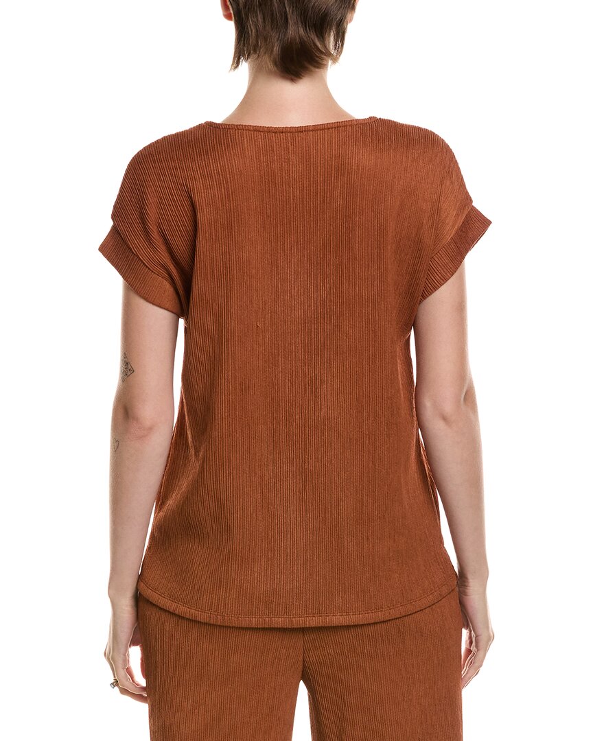 Anne Klein Crinkle Pintuck Top