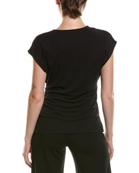 Anne Klein Side Button Wrap T-Shirt