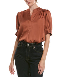 Anne Klein Y Neck Top