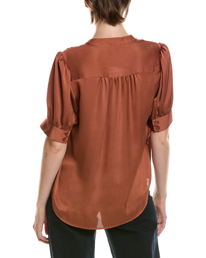 Anne Klein Y Neck Top