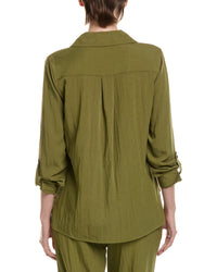 Anne Klein Half Zip Collar Shirt