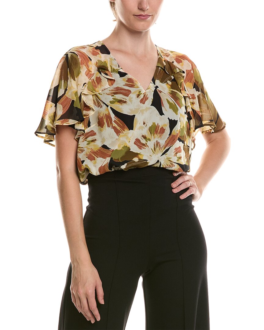 Anne Klein Ruffle Sleeve Top