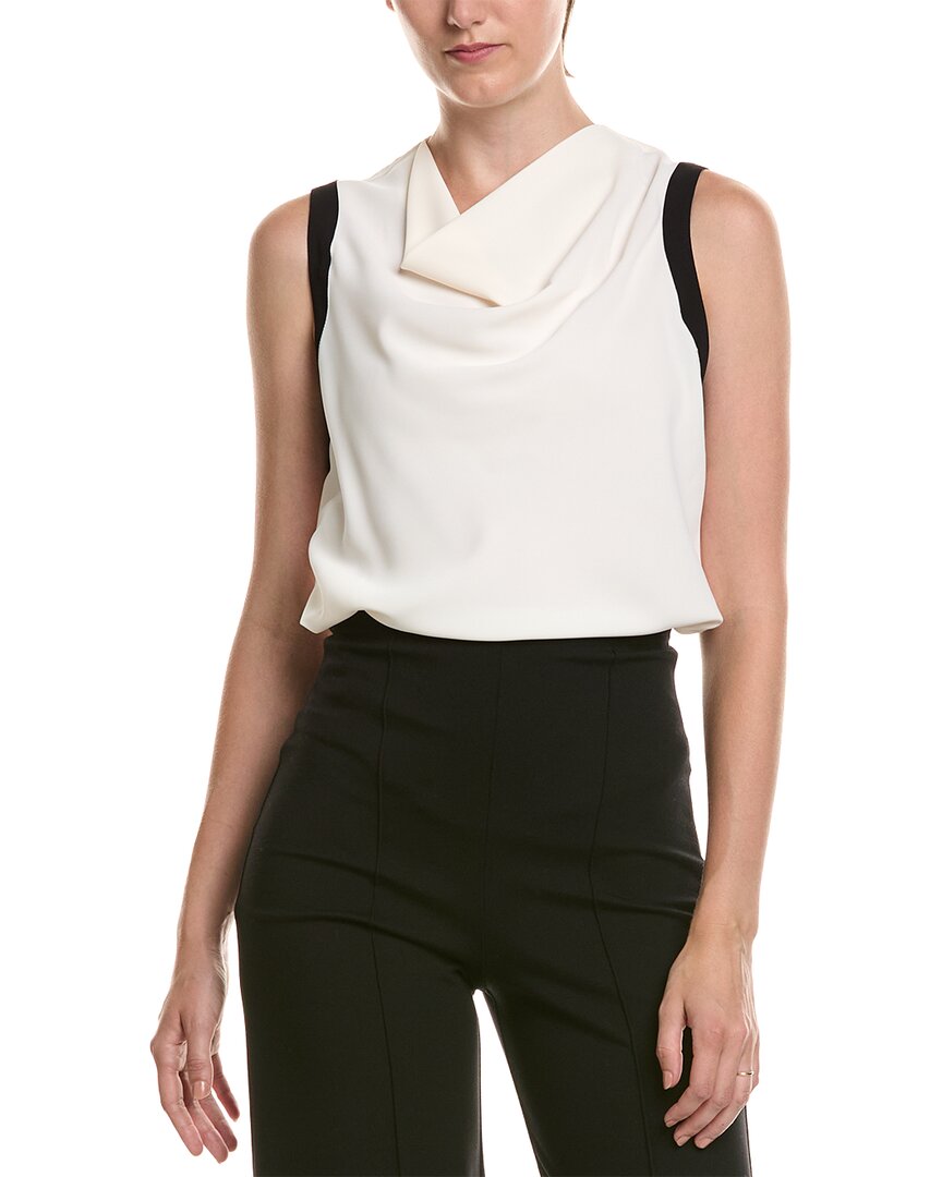 Anne Klein Cowl Neck Framing Top