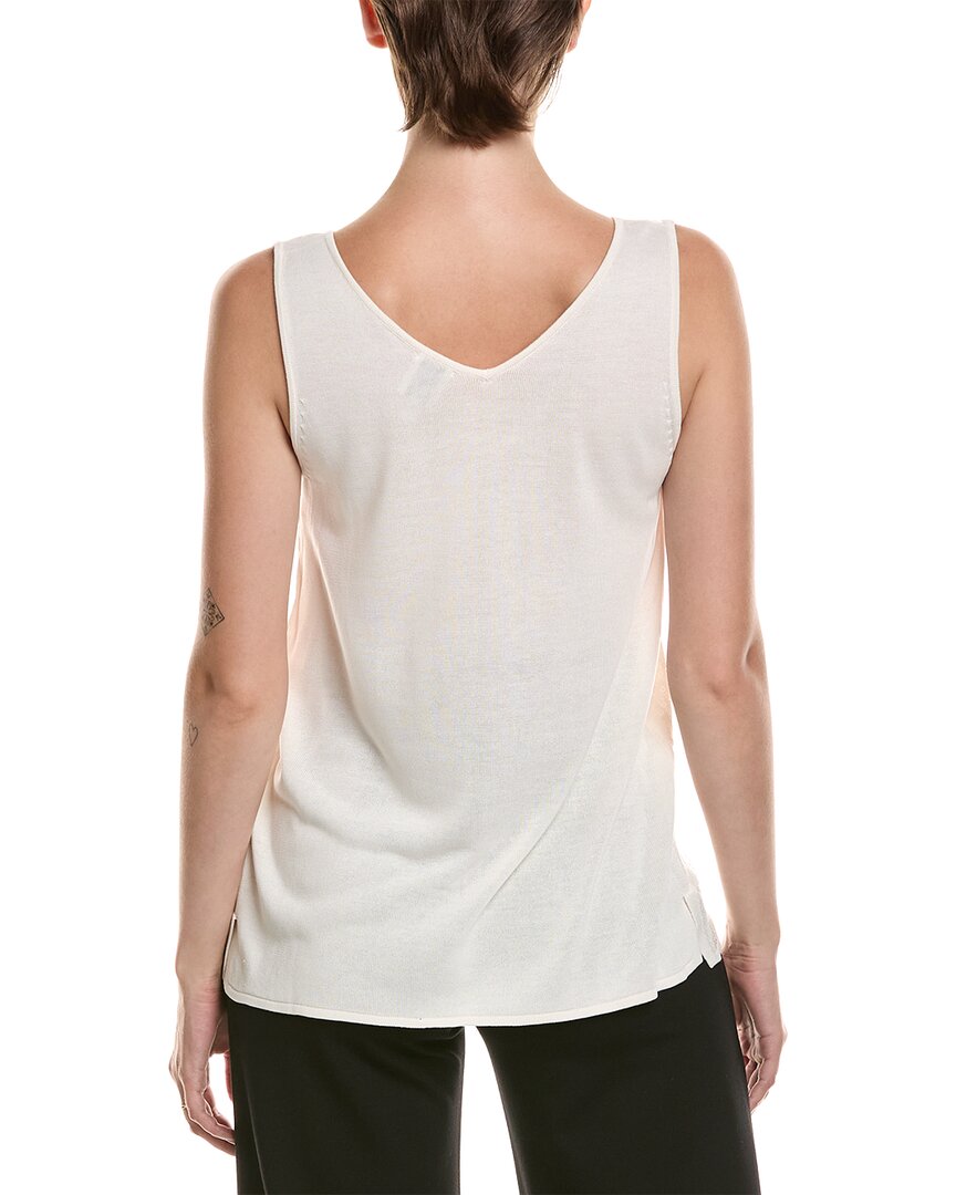 Anne Klein Sequins V-Neck Tank