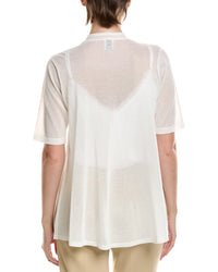 Anne Klein Semi Sheer Short Sleeve Cardigan