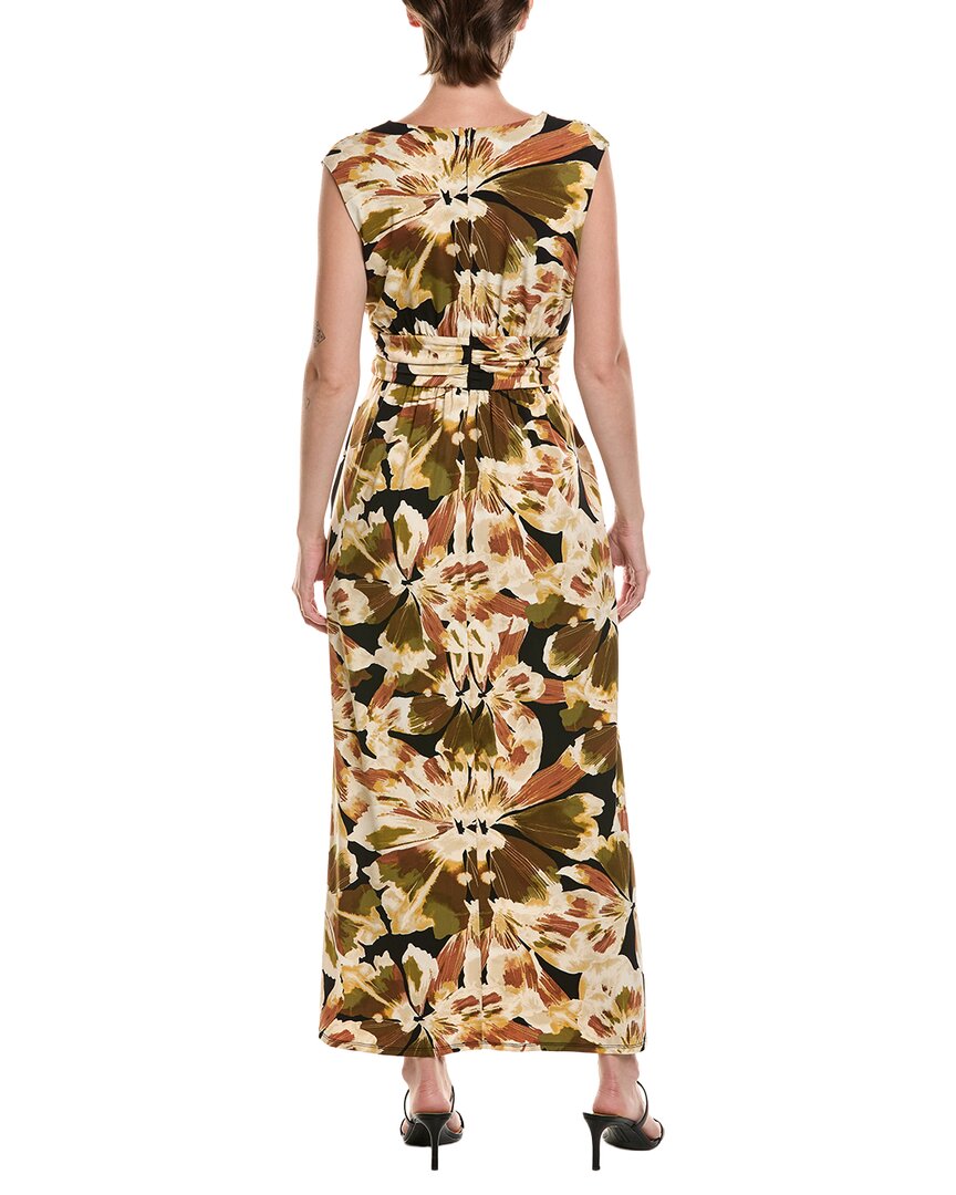 anne klein maxi dress Twist-Front Sleeveless Black Multi S Color:Honey A classic button Xmas Clear Dark Green Velvet Bare