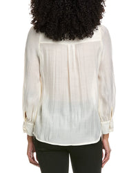 Beulah Floral Accent Blouse