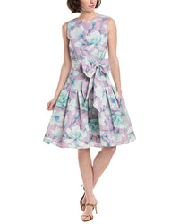 Sara Campbell Printed Taffeta Dress
