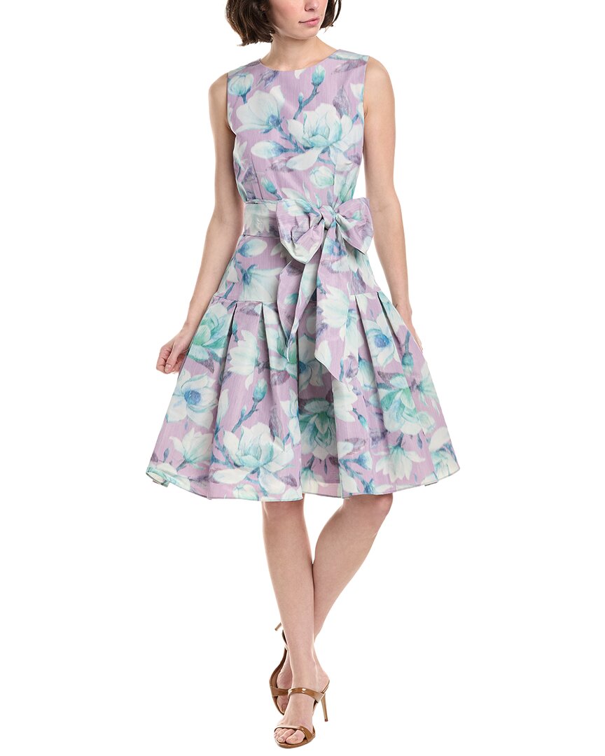 Sara Campbell Printed Taffeta Dress