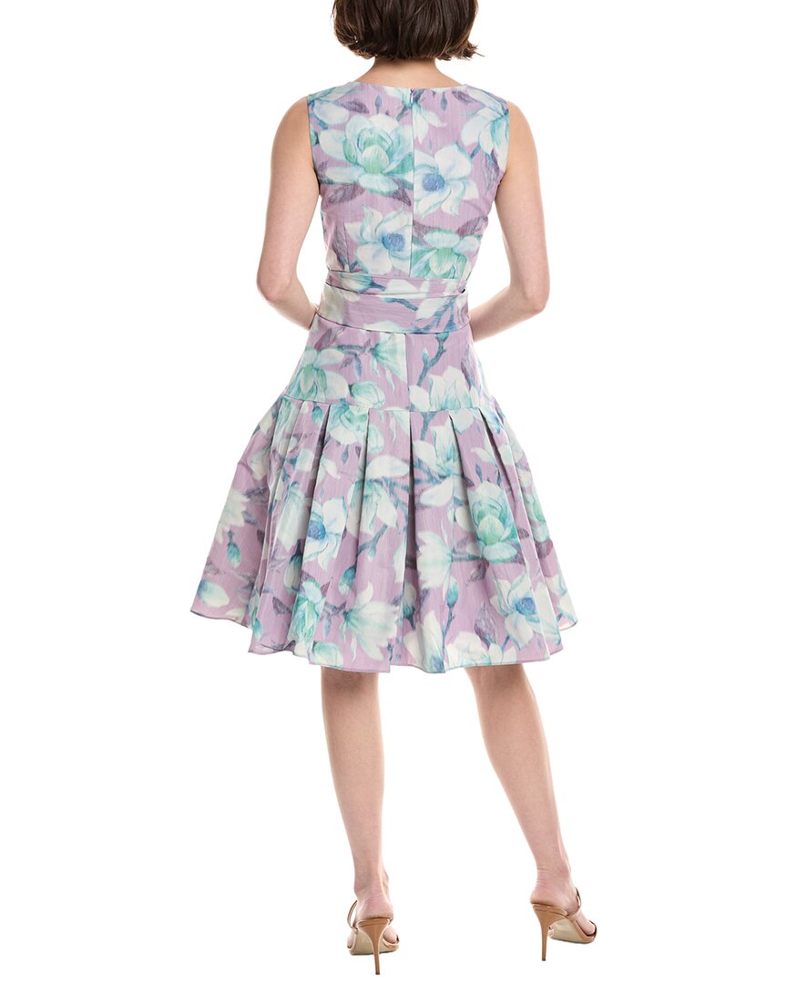 Sara Campbell Printed Taffeta Dress
