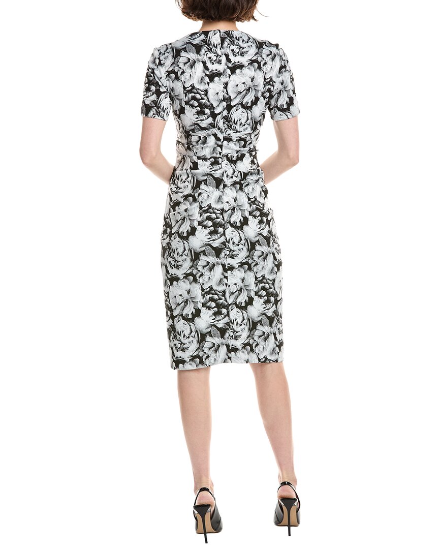 Sara Campbell Sheath Floral Jacquard Dress
