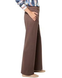 Nic+Zoe Drapey Ponte Wide Leg Trouser