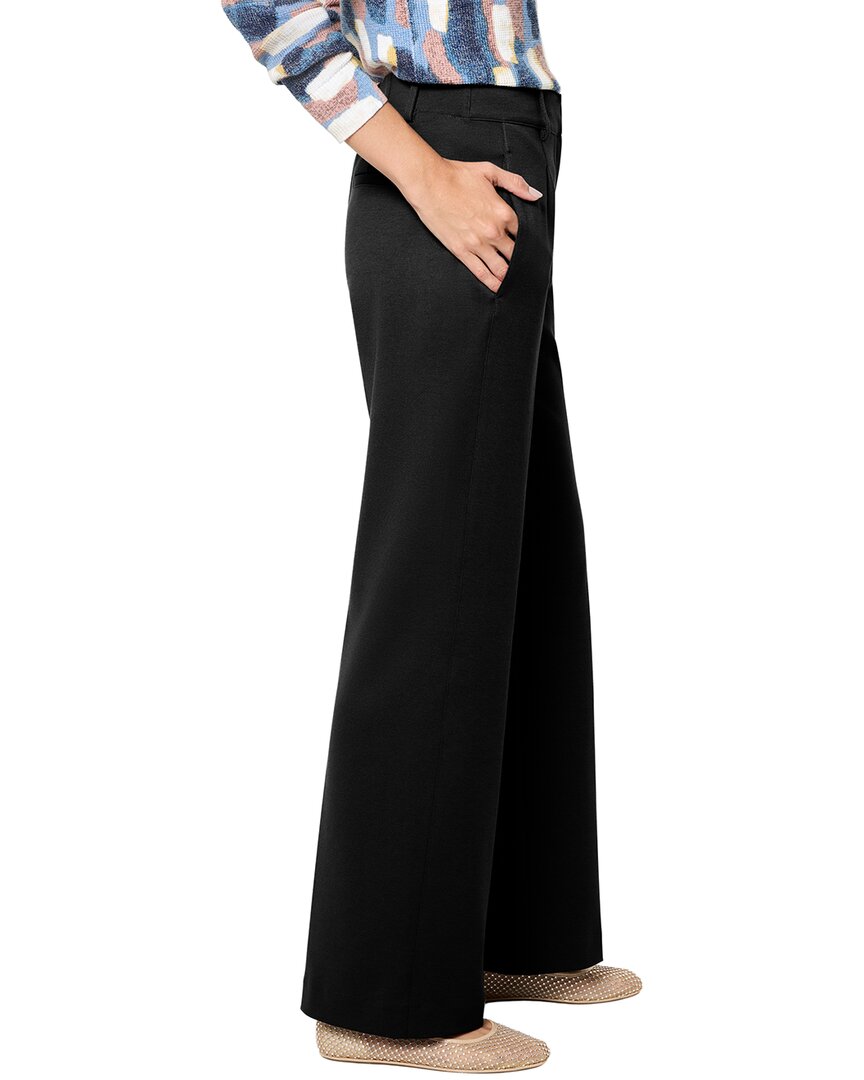 Nic+Zoe Drapey Ponte Wide Leg Trouser