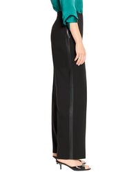 Nic+Zoe Petite Lenox Wide Leg Sleek Stretch Pant
