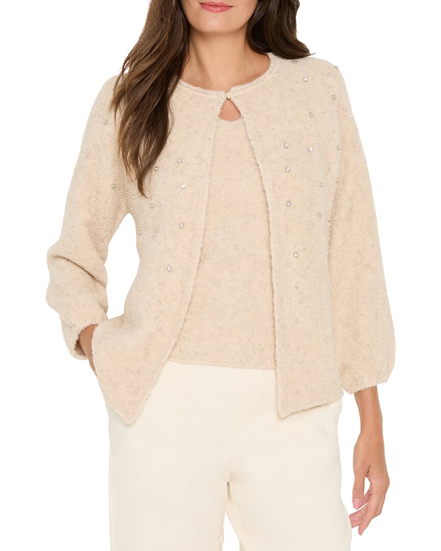 Nic+Zoe Cozy Lurex Nep Cardigan