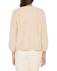 Nic+Zoe Cozy Lurex Nep Cardigan
