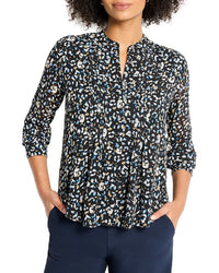 Nic+Zoe Femme Cheetah Tucked Top
