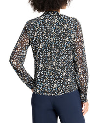 Nic+Zoe Femme Cheetah Tucked Top