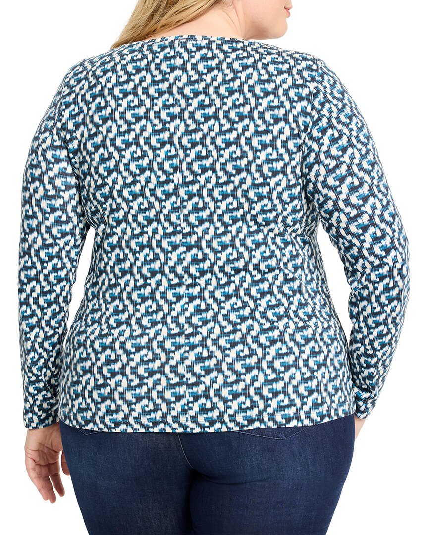 Nic+Zoe Plus Printed Boat T-Shirt