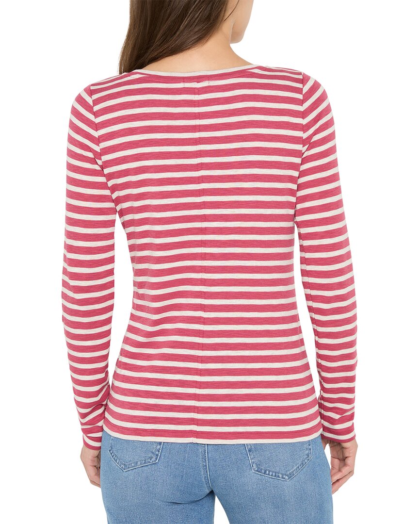 Nic+Zoe Petite Stripe Boat T-Shirt