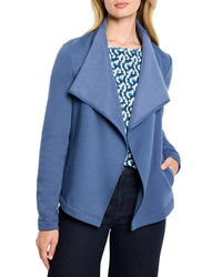 Nic+Zoe Petite Lounge Around Moto Jacket