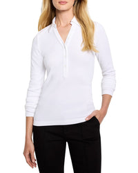 Nic+Zoe Perfect Knit Rib Polo Shirt