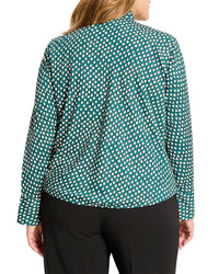 Nic+Zoe Plus Shadow Dot Top