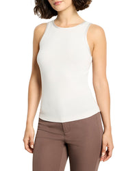 Nic+Zoe Trimmed Perfect Knit Ribbed Tank Top