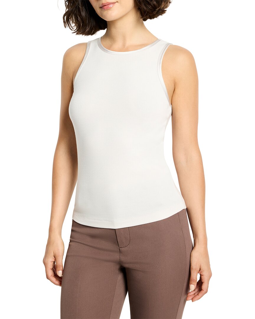 Nic+Zoe Trimmed Perfect Knit Ribbed Tank Top