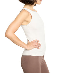 Nic+Zoe Trimmed Perfect Knit Ribbed Tank Top