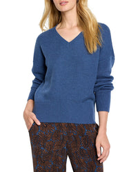 Nic+Zoe Tuck Stitch V-Neck Sweater
