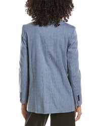 Theory Boyfriend Linen-Blend Jacket