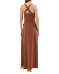 Theory Linen-Blend Maxi Dress