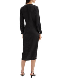 Theory Midi Twist Dress